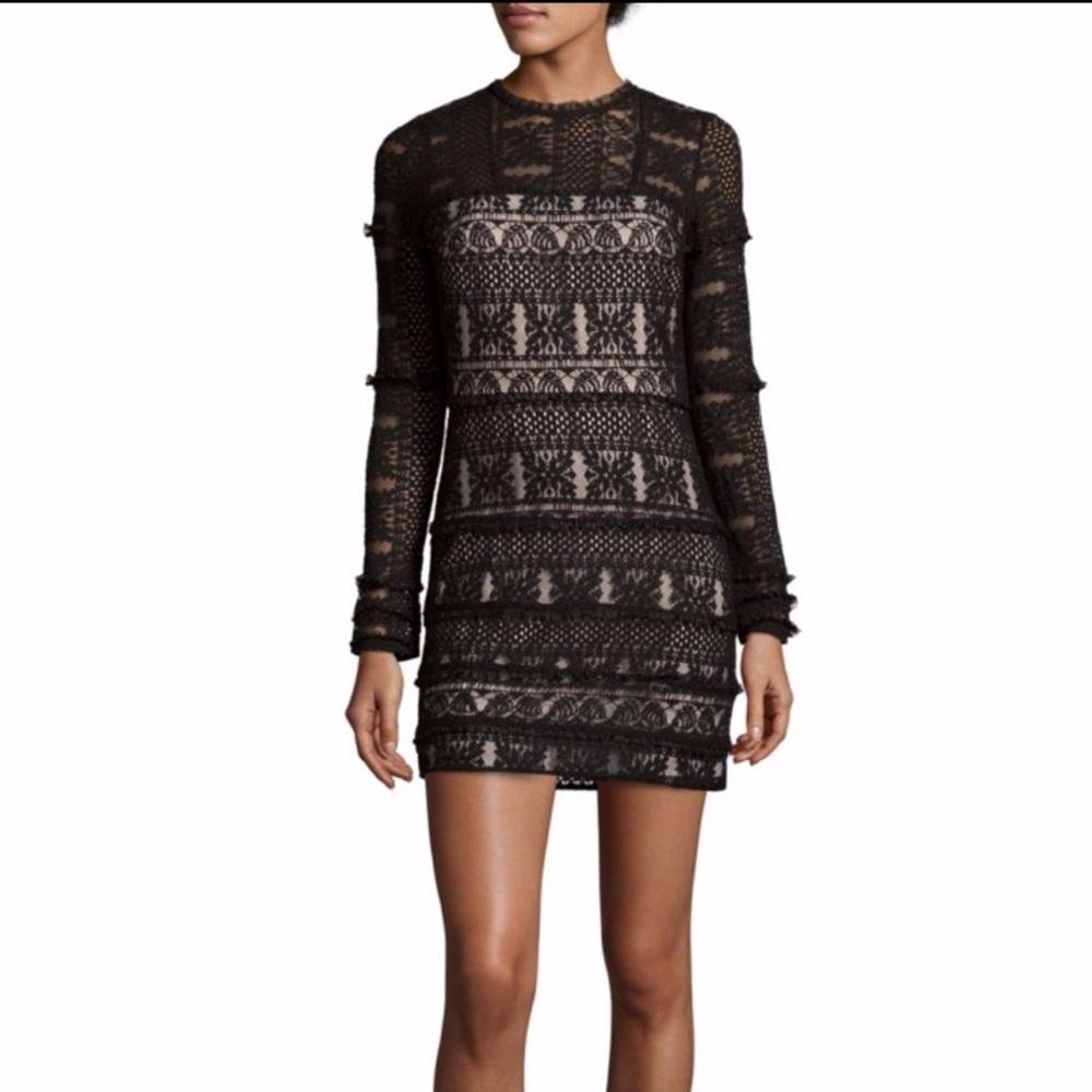 Parker lace long sleeve dress